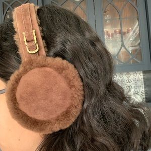 UGG Australia Brown Shearling Earmuffs